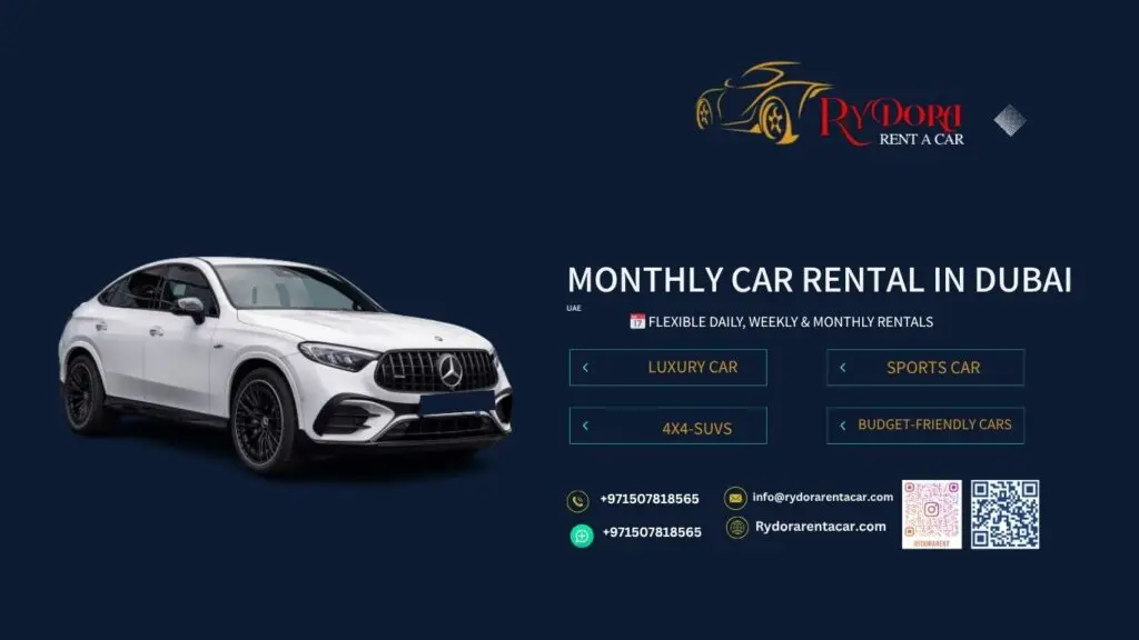 Monthly Car Rental in Dubai