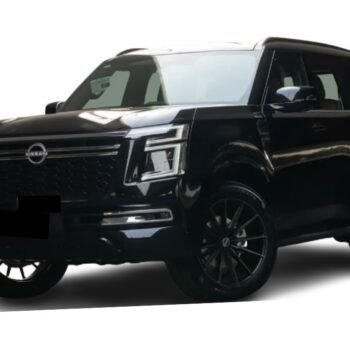 Nissan Patrol 2025 black rydorarentacar.com