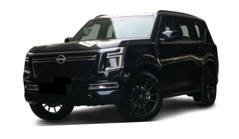 Nissan Patrol 2025 black rydorarentacar.com