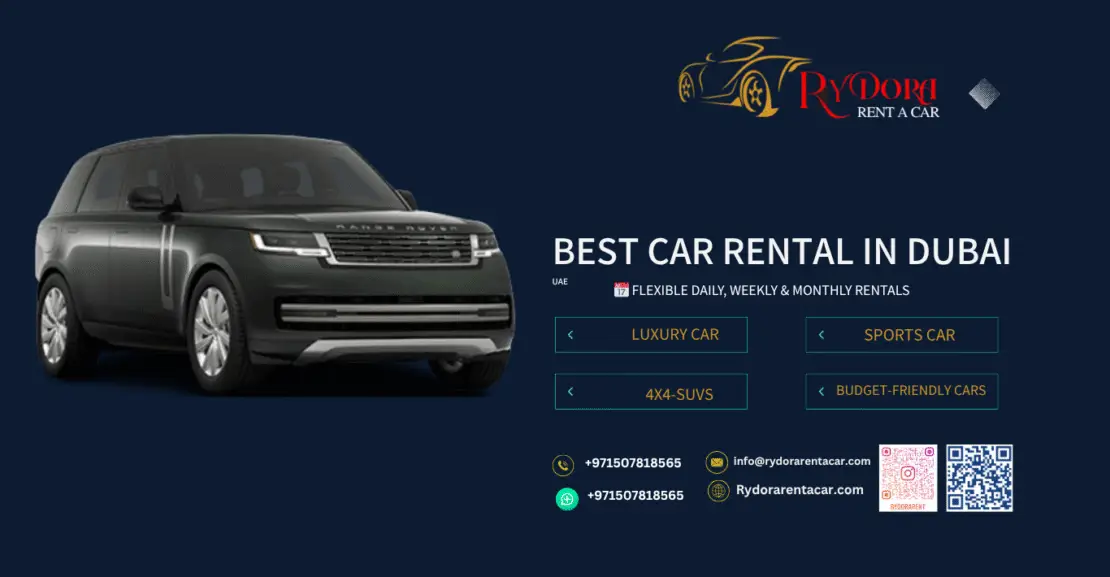 RYDORA Monthly Rental in dubai rydorarentacar.com